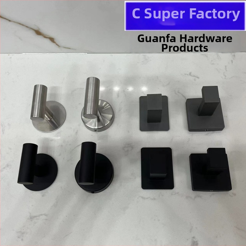 Nerezový nástenný vešiak na kabát, jednooký háčik, kúpeľňa a chodba, štýl Light Luxury, hmotnosť 0.1 kg, povrchová úprava: brúsený povrch a lakovanie