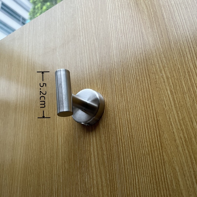 Nerđajućeg čelika zidni držač za kaban, jednostavan kuk, za kupaonicu i hodnik, stil Light Luxury, težina 0.1 kg, završna obrada: brušenje i lakiranje