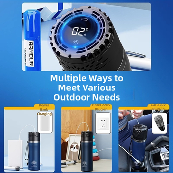 Che Teng rýchlo chladicí automobilová chladnička, objem do 5 L, výkon 15 W, napätie 4.2–7.4 V