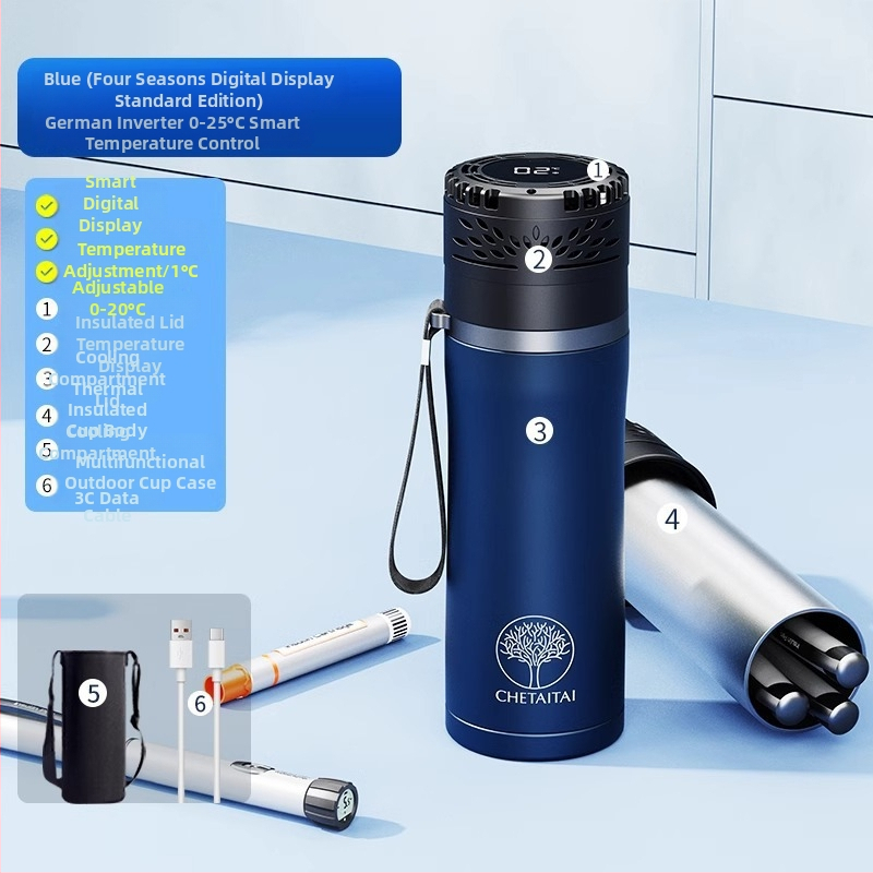 Che Teng rýchlo chladicí automobilová chladnička, objem do 5 L, výkon 15 W, napätie 4.2–7.4 V