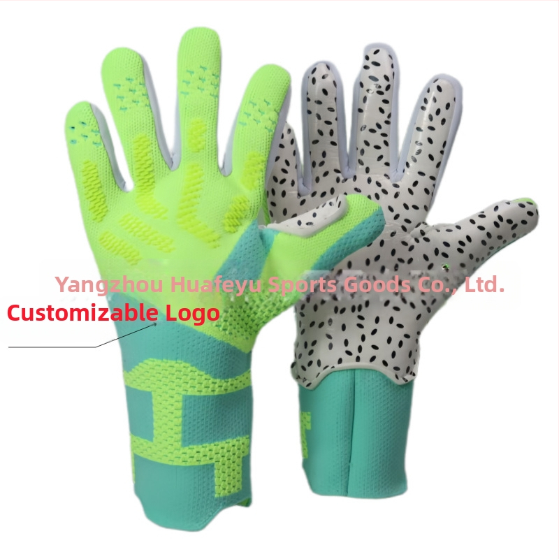 Brankárske rukavice - latexový materiál, pletená konštrukcia, dýchajúce, prispôsobiteľné, vhodné na futbal