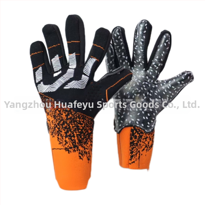 Brankárske rukavice - latexový materiál, pletená konštrukcia, dýchajúce, prispôsobiteľné, vhodné na futbal