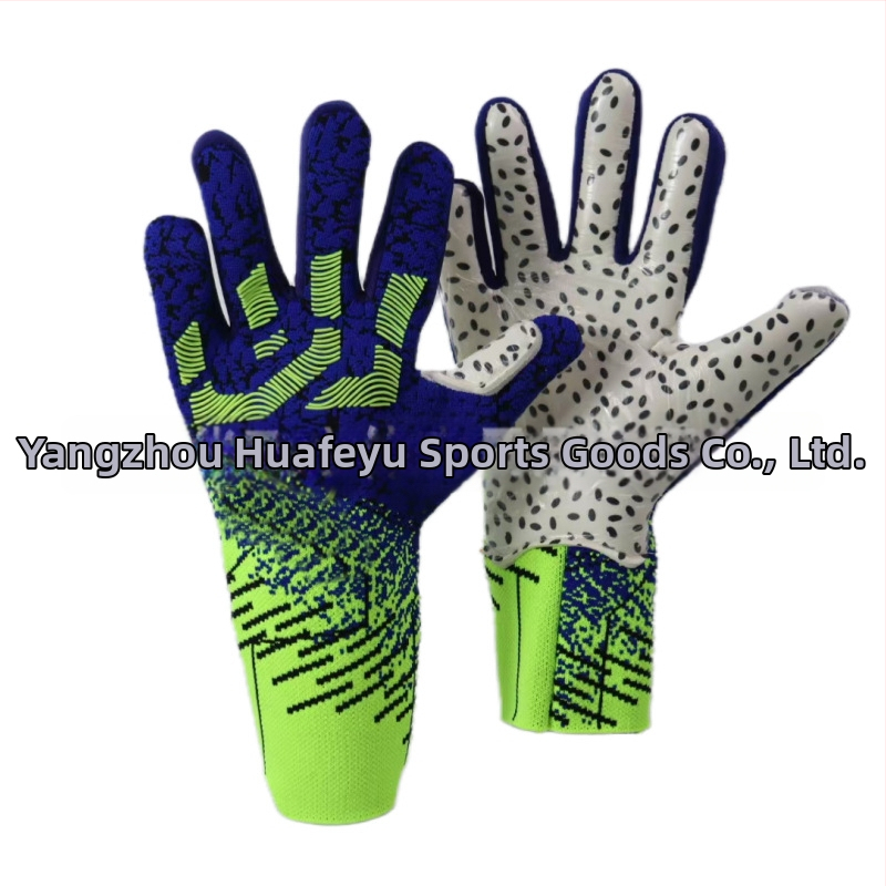Brankárske rukavice - latexový materiál, pletená konštrukcia, dýchajúce, prispôsobiteľné, vhodné na futbal