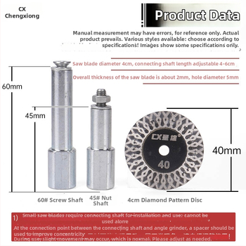 Presentable Diamantový kotúč pre uhlovú brúsku – rezanie granitu, kameňa a betónu – suché rezanie