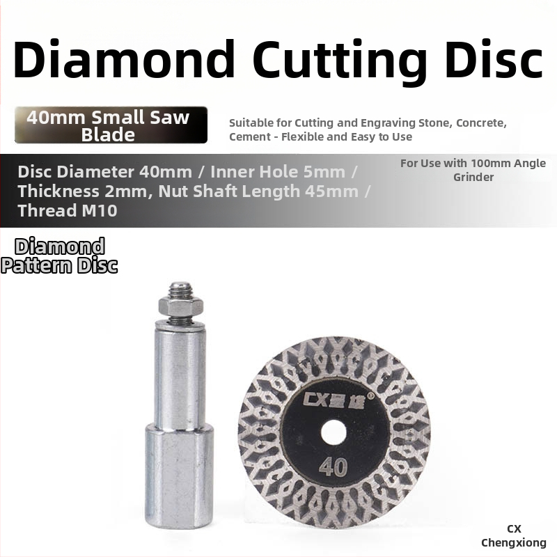 Presentable Diamantový kotúč pre uhlovú brúsku – rezanie granitu, kameňa a betónu – suché rezanie