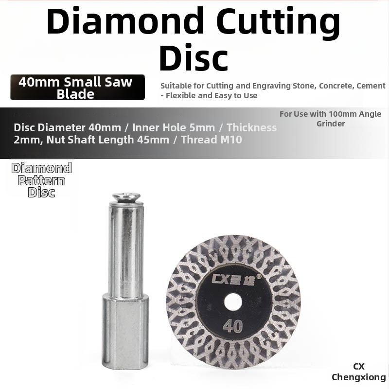 Presentable Diamantový kotúč pre uhlovú brúsku – rezanie granitu, kameňa a betónu – suché rezanie