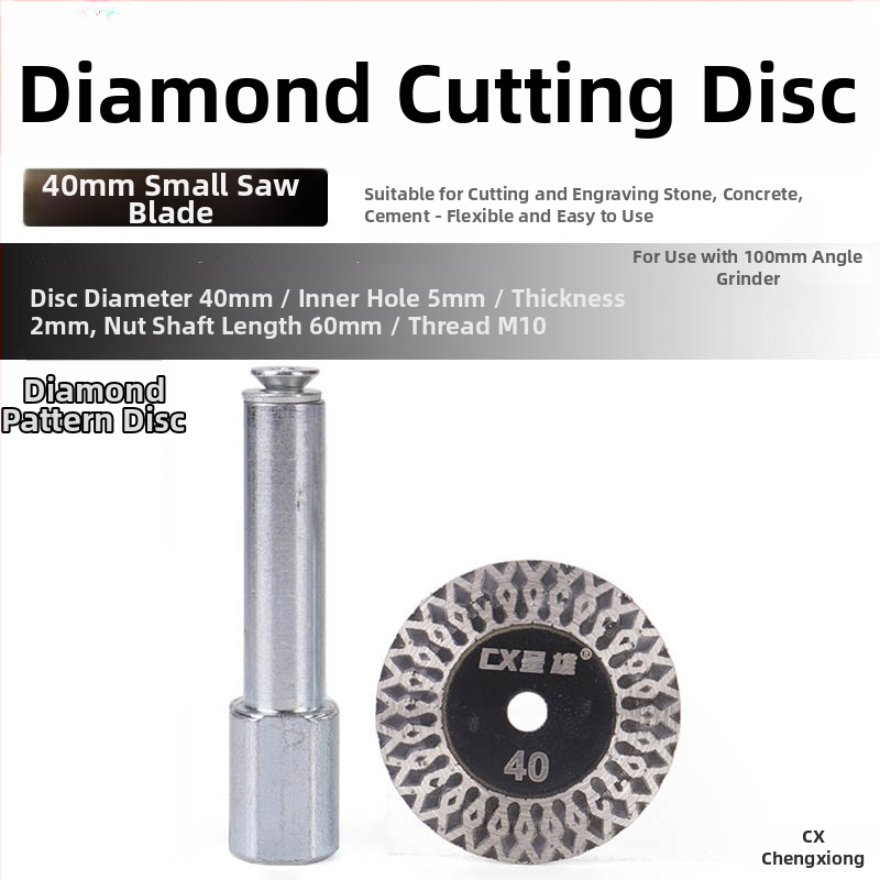 Presentable Diamantový kotúč pre uhlovú brúsku – rezanie granitu, kameňa a betónu – suché rezanie