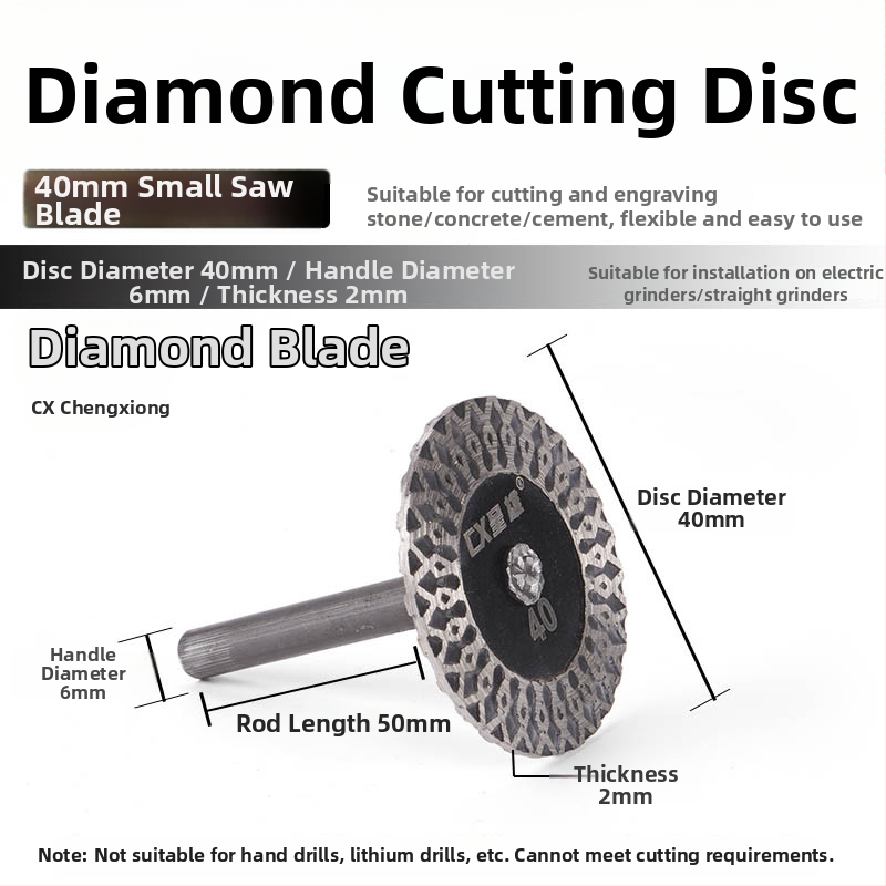 Presentable Diamantový kotúč pre uhlovú brúsku – rezanie granitu, kameňa a betónu – suché rezanie