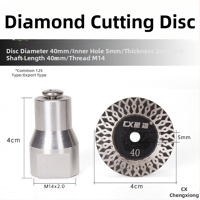 Presentable Diamantový kotúč pre uhlovú brúsku – rezanie granitu, kameňa a betónu – suché rezanie