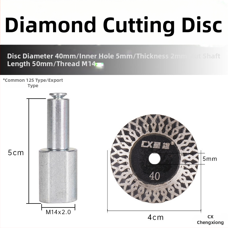 Presentable Diamantový kotúč pre uhlovú brúsku – rezanie granitu, kameňa a betónu – suché rezanie