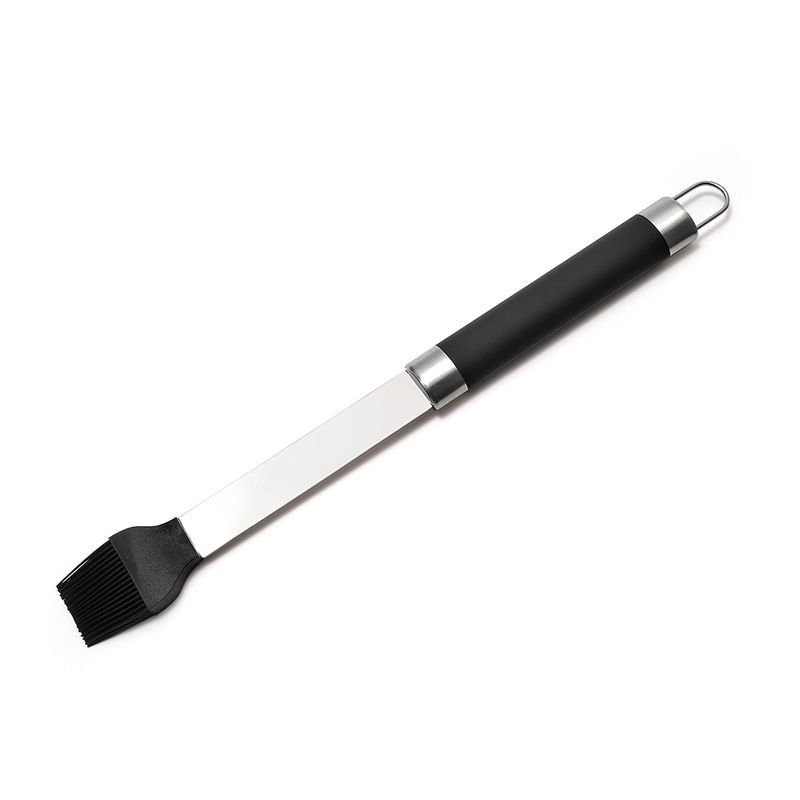 Set alata za roštilj s lakiranim držašima – nehrđajući čelik i silikon; nož, klipsa, četka, vilica, lopatica; 6-dijelni set; Brand Yuxin; Model 29446217084