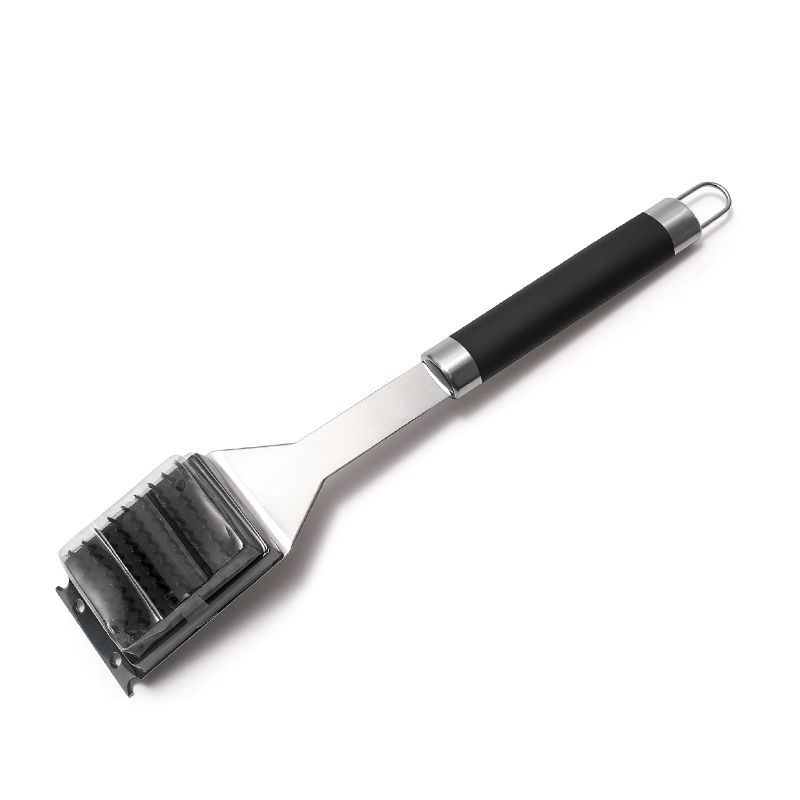 Set alata za roštilj s lakiranim držašima – nehrđajući čelik i silikon; nož, klipsa, četka, vilica, lopatica; 6-dijelni set; Brand Yuxin; Model 29446217084