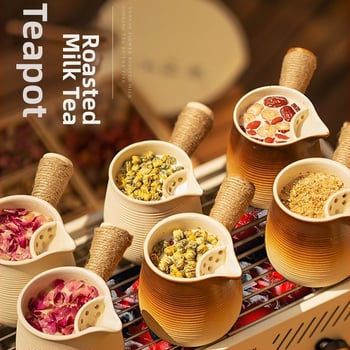 Prijenosni set čaja s mlijekom iz Yunnanu – porcelan, 1 kg, za 1–2 osobe