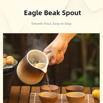 Prijenosni set čaja s mlijekom iz Yunnanu – porcelan, 1 kg, za 1–2 osobe