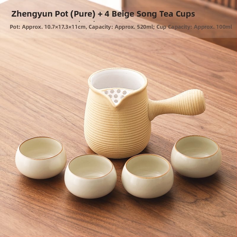 Prijenosni set čaja s mlijekom iz Yunnanu – porcelan, 1 kg, za 1–2 osobe