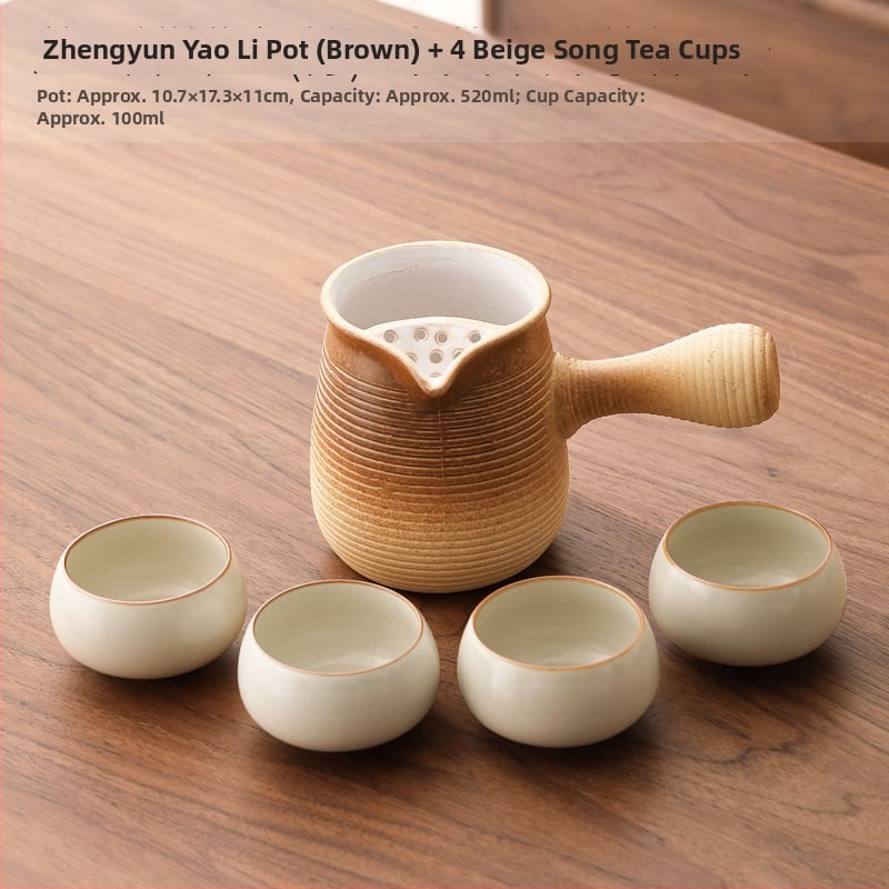 Prijenosni set čaja s mlijekom iz Yunnanu – porcelan, 1 kg, za 1–2 osobe