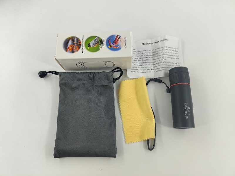 Монокулярен телескоп, с висока резолюция, мощно увеличение, компактен за външно ползване, съвместим със смартфон за снимки