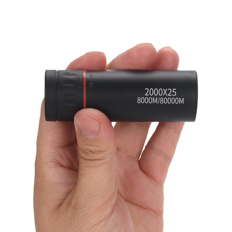 Монокулярен телескоп, с висока резолюция, мощно увеличение, компактен за външно ползване, съвместим със смартфон за снимки