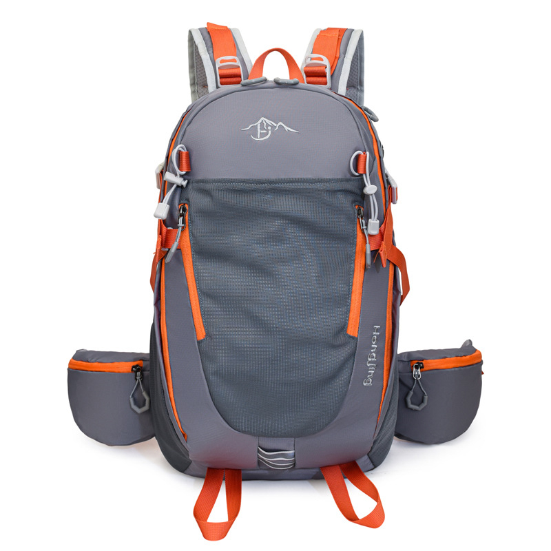 Планинска раница за походи и колоездене, голям капацитет, водоустойчива материя, носеща система с извита презрамка, унисекс дизайн, за пътуване на открито
