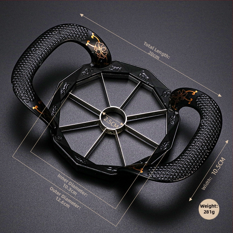 Nástroj na rezanie jabĺk a ovocia z 304 nerezovej ocele, s vyberaním jadier, delič ovocia, tlač loga k dispozícii