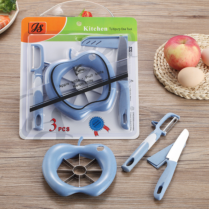 Instrument de tăiere mere și fructe din oțel inoxidabil 304, cu eliminator de miez, divizor de fructe, imprimare logo disponibil