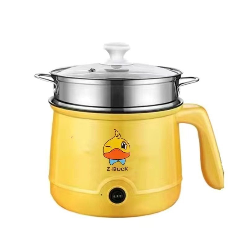Diákok számára tervezett mini multifunkciós elektromos főzőedény — ideális tészta és hot pot, teljesen automata, kivehető és mosható belső tartály