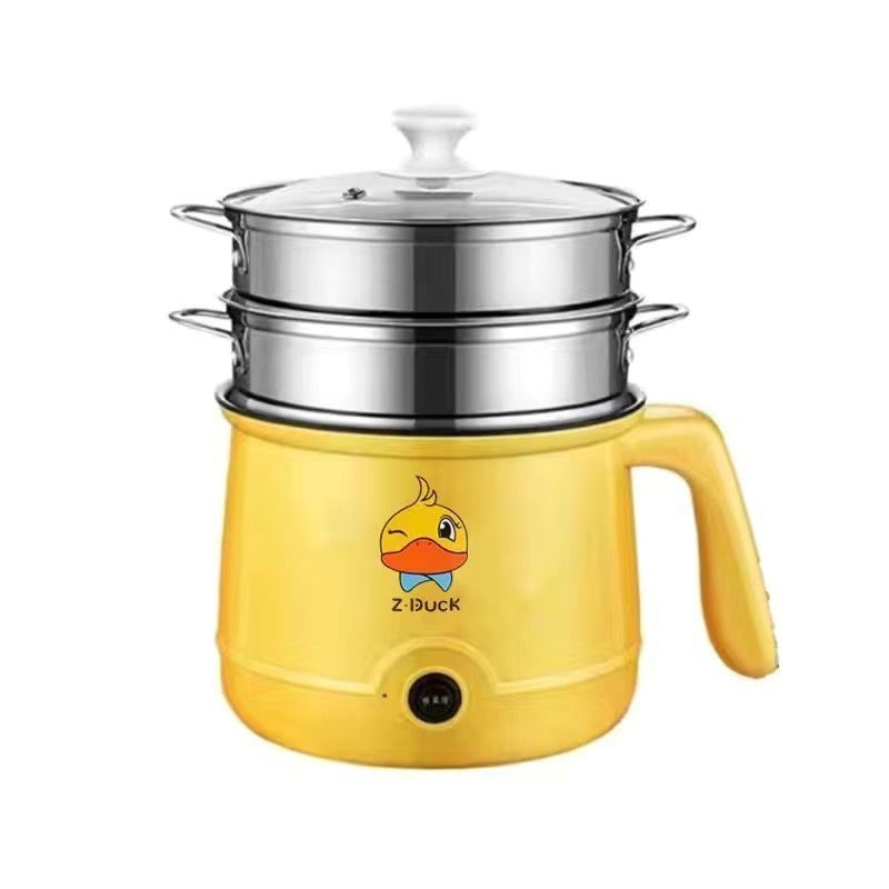 Diákok számára tervezett mini multifunkciós elektromos főzőedény — ideális tészta és hot pot, teljesen automata, kivehető és mosható belső tartály