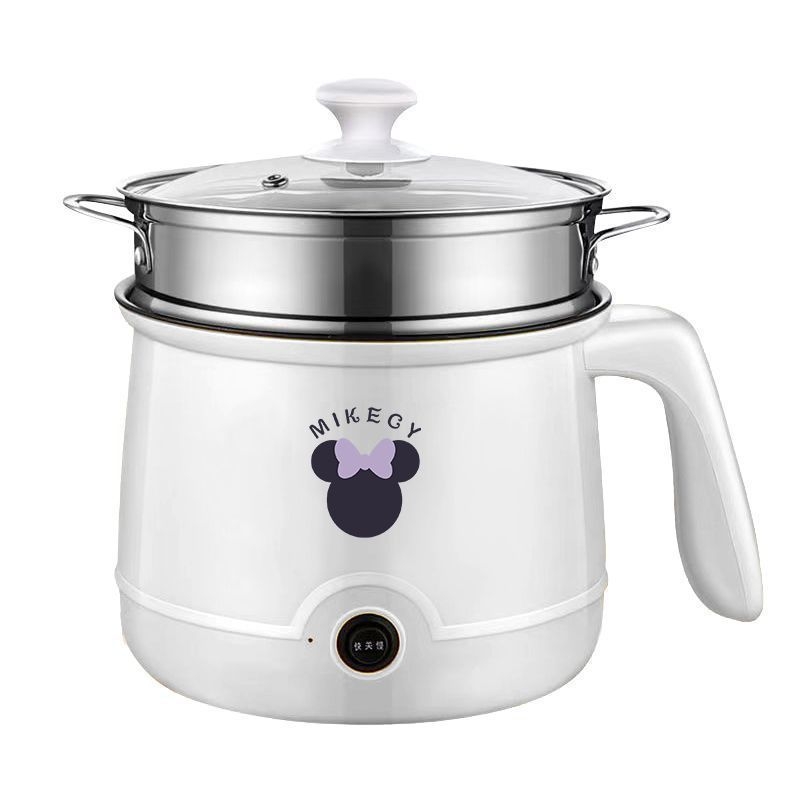 Diákok számára tervezett mini multifunkciós elektromos főzőedény — ideális tészta és hot pot, teljesen automata, kivehető és mosható belső tartály