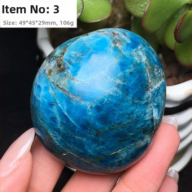 Kézben tartható ásványi példány, polírozott ovális alakú; márka: Other; anyag: foszforos ásvány; testreszabás: Nincs; ajándék: Nem