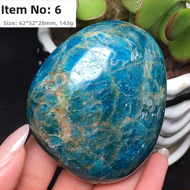 Kézben tartható ásványi példány, polírozott ovális alakú; márka: Other; anyag: foszforos ásvány; testreszabás: Nincs; ajándék: Nem