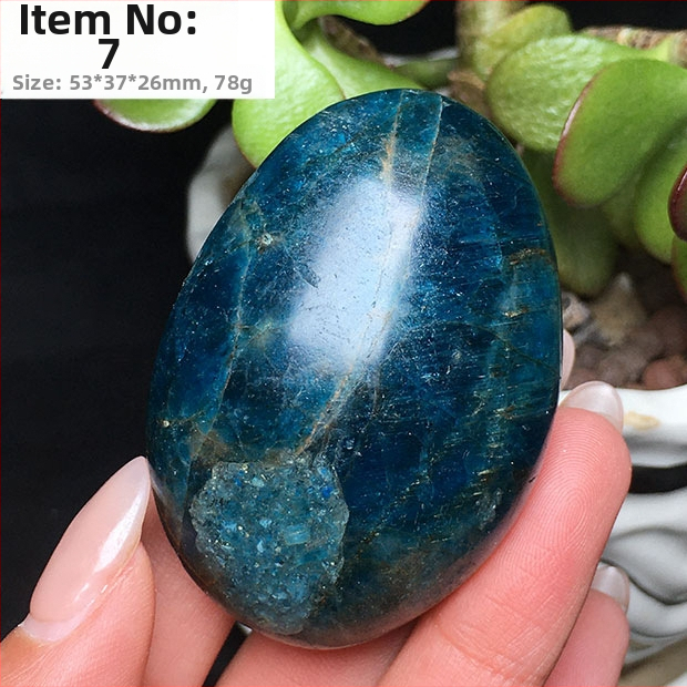 Kézben tartható ásványi példány, polírozott ovális alakú; márka: Other; anyag: foszforos ásvány; testreszabás: Nincs; ajándék: Nem