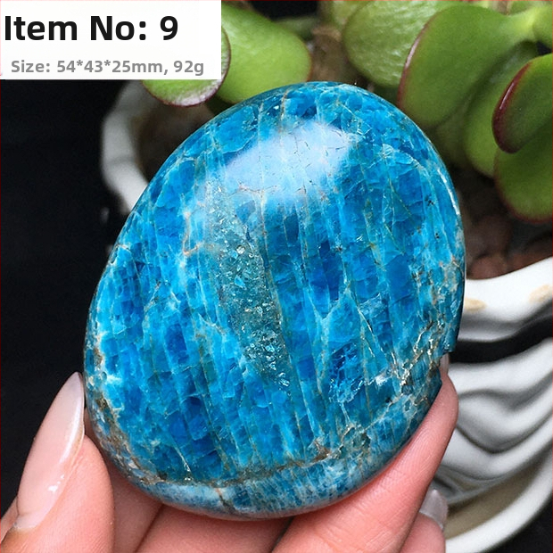 Kézben tartható ásványi példány, polírozott ovális alakú; márka: Other; anyag: foszforos ásvány; testreszabás: Nincs; ajándék: Nem