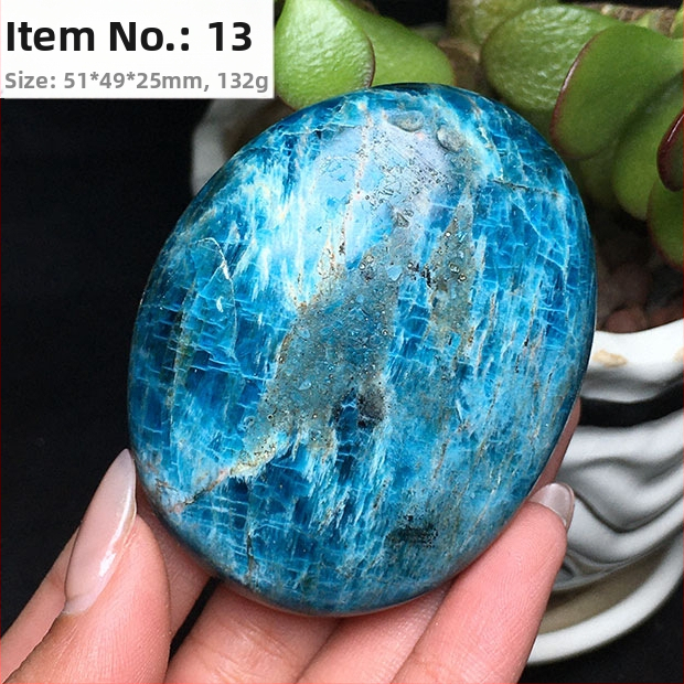 Kézben tartható ásványi példány, polírozott ovális alakú; márka: Other; anyag: foszforos ásvány; testreszabás: Nincs; ajándék: Nem