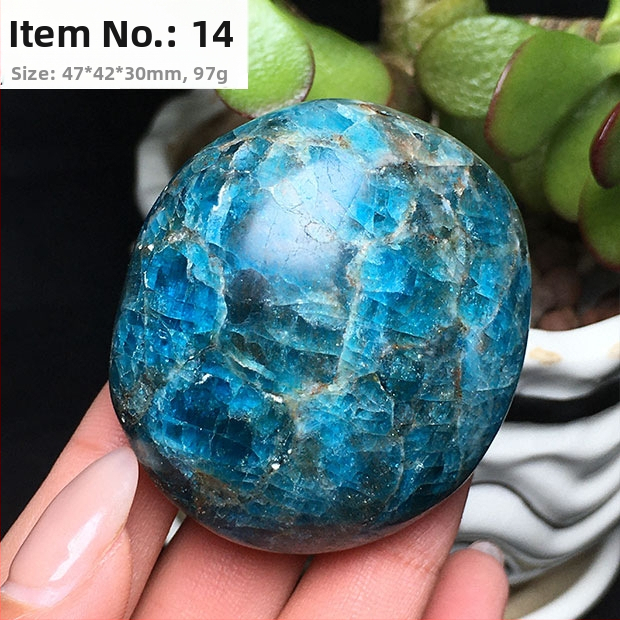 Kézben tartható ásványi példány, polírozott ovális alakú; márka: Other; anyag: foszforos ásvány; testreszabás: Nincs; ajándék: Nem