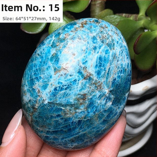 Kézben tartható ásványi példány, polírozott ovális alakú; márka: Other; anyag: foszforos ásvány; testreszabás: Nincs; ajándék: Nem