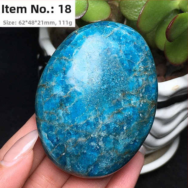 Kézben tartható ásványi példány, polírozott ovális alakú; márka: Other; anyag: foszforos ásvány; testreszabás: Nincs; ajándék: Nem