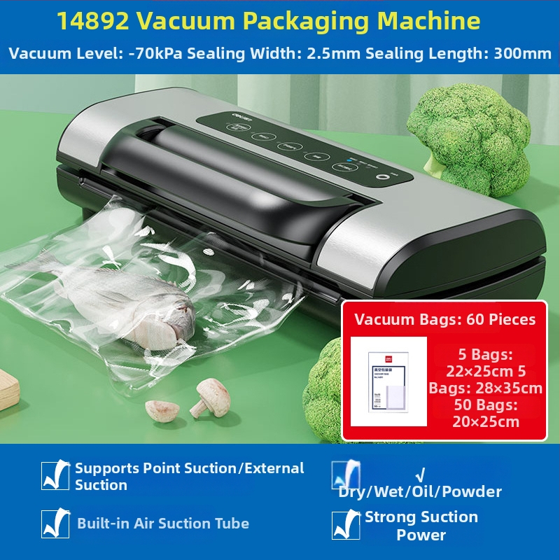 Vakuové baliace zariadenie 14891/14892 – ABS + nerezová oceľ, 120W, 220V, Vákuová funkcia, Model 14891