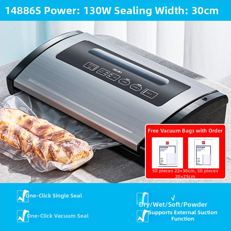 Vakuové baliace zariadenie 14891/14892 – ABS + nerezová oceľ, 120W, 220V, Vákuová funkcia, Model 14891