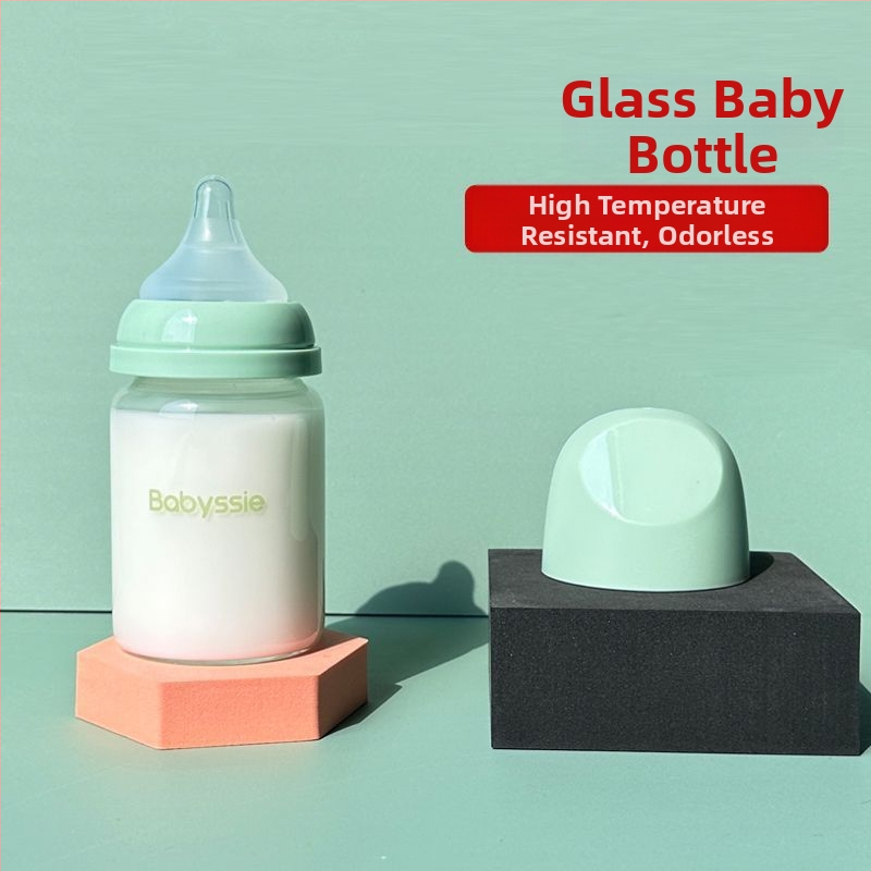 Rozsdamentes acélból készült anyatej tároló palack, egyenes test, standard átmérő, fogantyúval