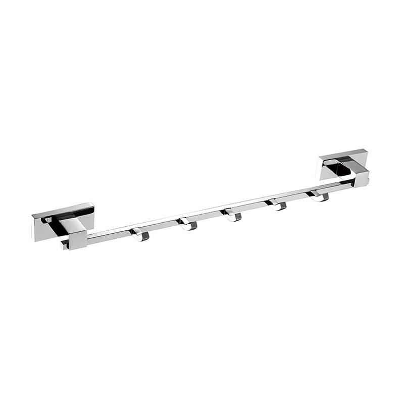 Set kupaonskih dodataka od nehrđajućeg čelika – elektroplatirani završni sloj, moderan minimalistički stil, zidni komplet, 2–6+ komada