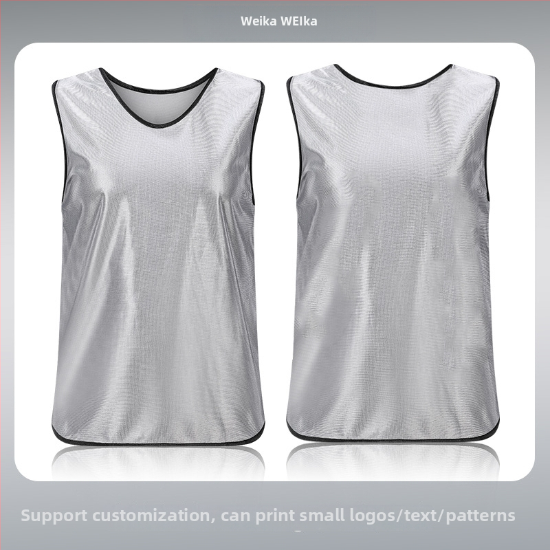 Team-building vesty pre dospelých a deti, polyesterové tréningové vesty na futbal a basketbal, s tlačenými grafikami a veľkosťami písma