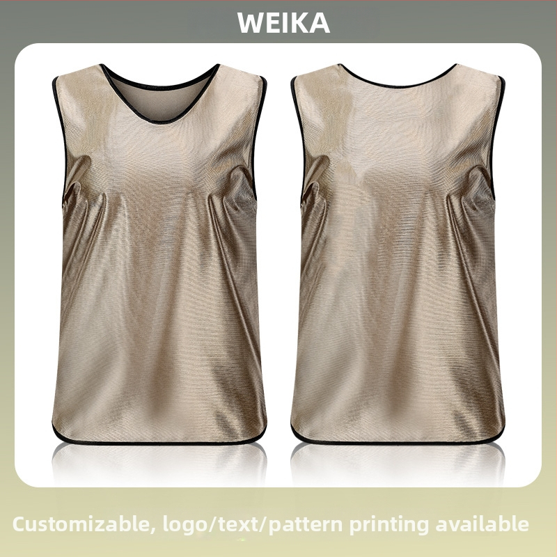 Team-building vesty pre dospelých a deti, polyesterové tréningové vesty na futbal a basketbal, s tlačenými grafikami a veľkosťami písma