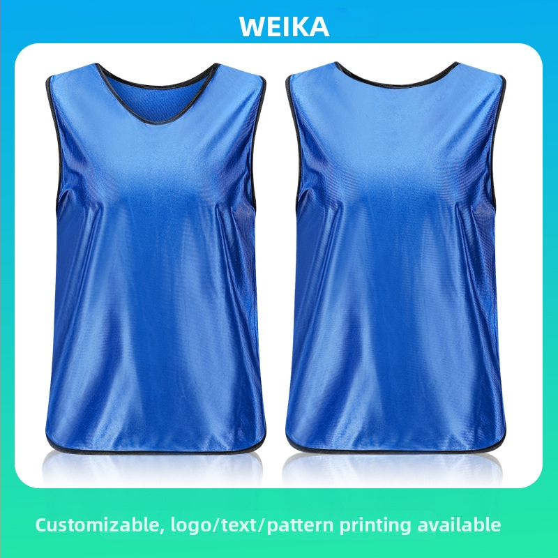 Team-building vesty pre dospelých a deti, polyesterové tréningové vesty na futbal a basketbal, s tlačenými grafikami a veľkosťami písma