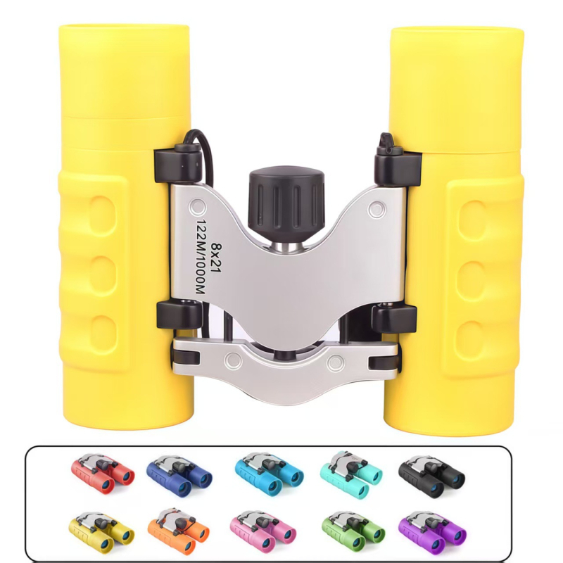 Детски бинокли 10x – Преносими за открито, с 8° зрително поле, функция за увеличение, персонализация под частна марка