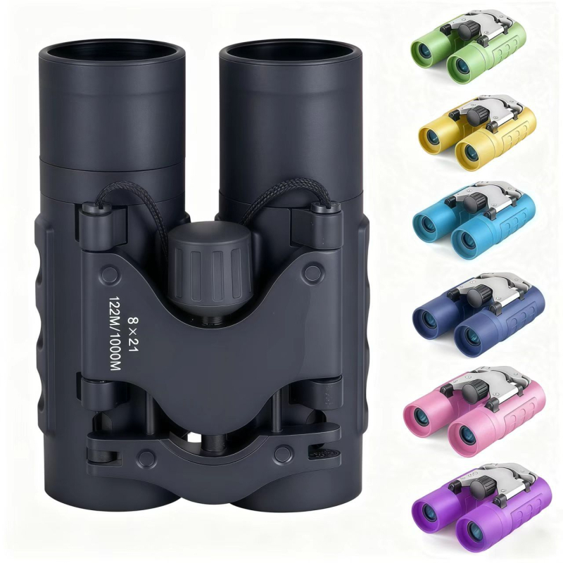 Детски бинокли 10x – Преносими за открито, с 8° зрително поле, функция за увеличение, персонализация под частна марка