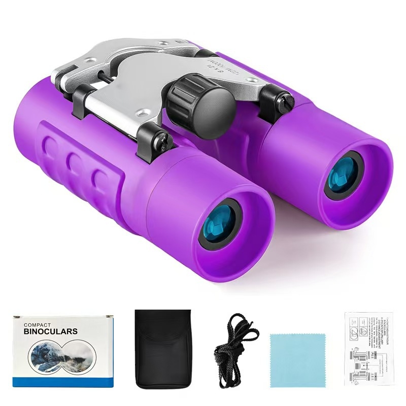 Детски бинокли 10x – Преносими за открито, с 8° зрително поле, функция за увеличение, персонализация под частна марка