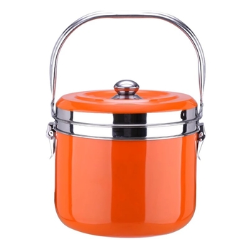 Πολυλειτουργική κατσαρόλα από ανοξείδωτο ατσάλι με μόνωση, σύνθετο πολύ-επίπεδος πυθμένα, καπάκι συνδυασμού; συμβατή με γενικές εστίες