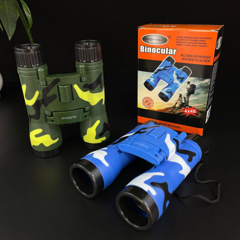 Детски бинокли с камуфлажен дизайн, модел 6x35, пластмасов корпус