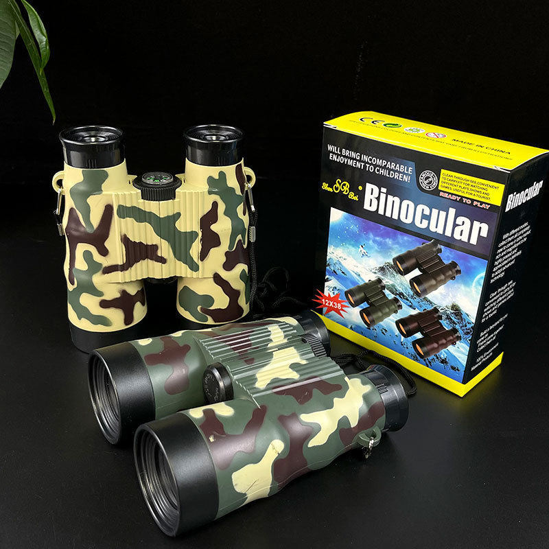 Детски бинокли с камуфлажен дизайн, модел 6x35, пластмасов корпус