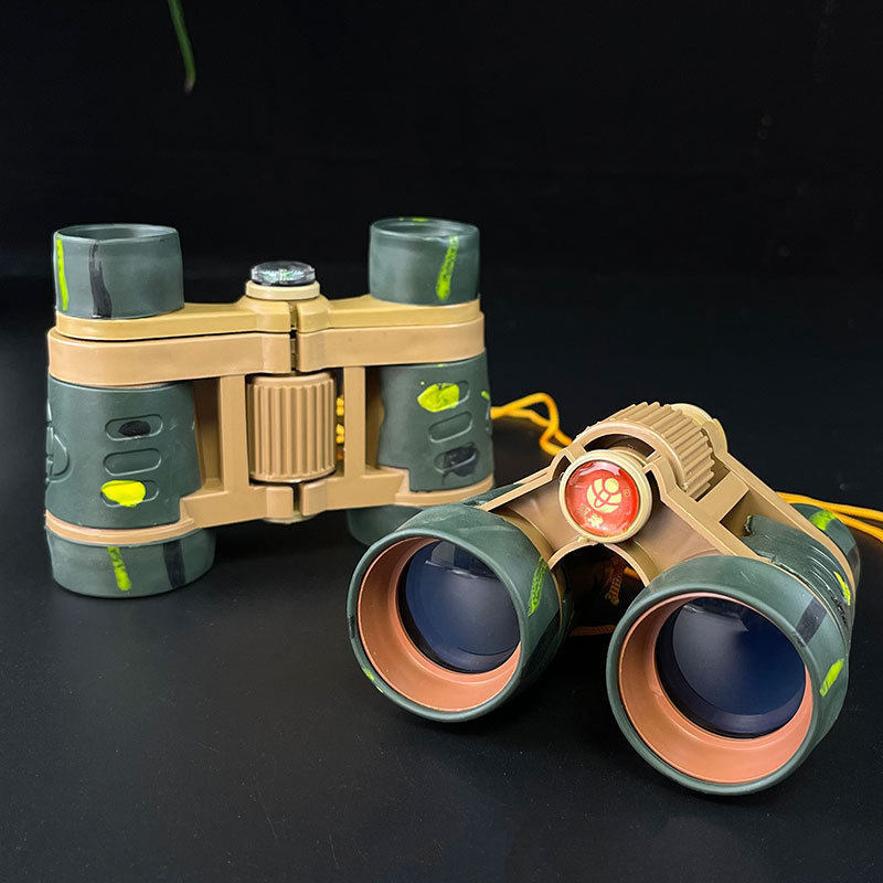 Детски бинокли с камуфлажен дизайн, модел 6x35, пластмасов корпус